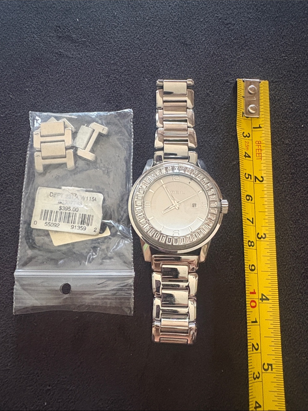 Silver Women's Stainless Steel Bracelet Watch - Silver